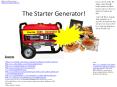 The Starter Generator! PowerPoint PPT Presentation