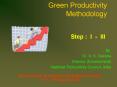 Green Productivity Methodology PowerPoint PPT Presentation