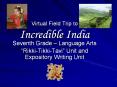 Virtual Field Trip to Incredible India PowerPoint PPT Presentation