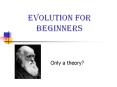 Evolution for Beginners PowerPoint PPT Presentation