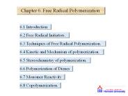Chapter 6. Free Radical Polymerization