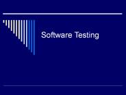 Software Testing