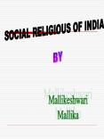 SOCIAL RELIGIOUS OF INDIA PowerPoint PPT Presentation