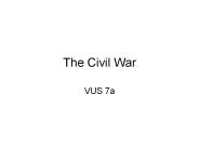 The Civil War