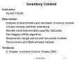 Inventory Control PowerPoint PPT Presentation