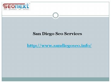 San Diego Seo Company