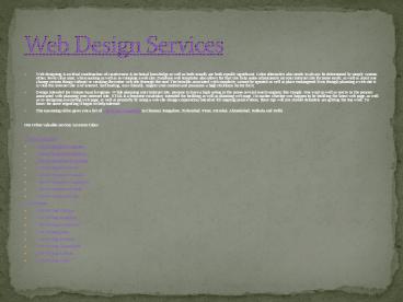 List of web design companies