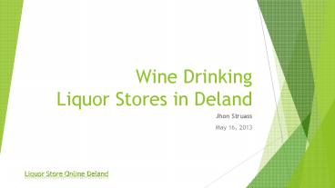 Liquor store online deland