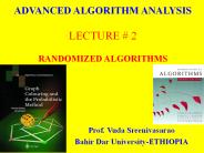 Randomized Algorithms