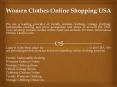 Women Clothes Online Shopping USA