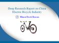 2013 Deep Research Report on China Electric Bicycle Industry PowerPoint PPT Presentation