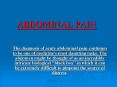 ABDOMINAL PAIN PowerPoint PPT Presentation