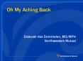 Oh My Aching Back PowerPoint PPT Presentation