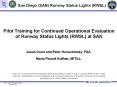 Pilot Training for Continued Operational Evaluation of Runway Status Lights (RWSL) at SAN PowerPoint PPT Presentation