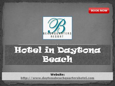 Hotel in daytona beach