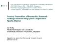 Dementia and Cognitive Impairment in Singapore PowerPoint PPT Presentation