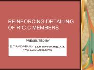 REINFORCING DETAILING OF R.C.C MEMBERS