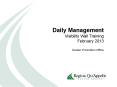 Daily Management PowerPoint PPT Presentation