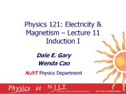 Physics 121: Electricity