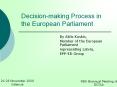 Decision-making Process in the European Parliament PowerPoint PPT Presentation