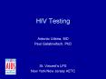HIV Testing PowerPoint PPT Presentation