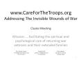 www.CareForTheTroops.org Addressing The Invisible Wounds of War Cluster Meeting PowerPoint PPT Presentation