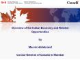 Overview of the Indian Economy and Related Opportunities by  Marvin Hildebrand Consul General of Canada in Mumbai PowerPoint PPT Presentation