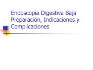 Endoscopia Digestiva Baja Preparaci