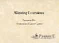 Winning Interviews PowerPoint PPT Presentation