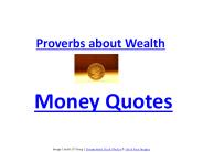 Sayings about money