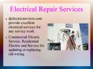 Electrical Repair Services