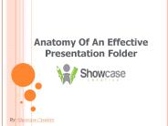 Anatomy Of An Effective Presentation Folder