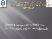 fundamentos de la administracion
