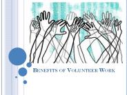 Benefits of Volunteer Work