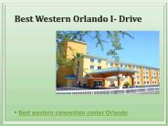 Best western convention center orlando