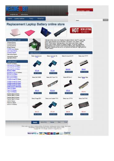 High quality Laptop Batteries