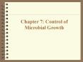 Chapter 7: Control of Microbial Growth PowerPoint PPT Presentation