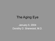 The Aging Eye