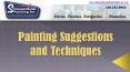Painting Suggestions and Techniques PowerPoint PPT Presentation