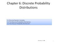 Chapter 6: Discrete Probability Distributions