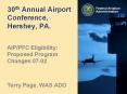 30th Annual Airport Conference, Hershey, PA. PowerPoint PPT Presentation