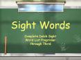 Sight Words PowerPoint PPT Presentation