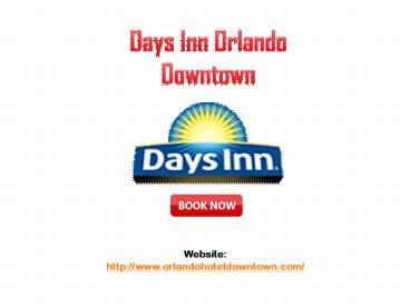 days inn orlando downtown