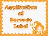 Application of Barcode Label