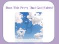 Does This Prove That God Exists? PowerPoint PPT Presentation