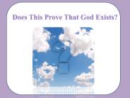 Does This Prove That God Exists?