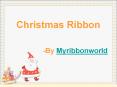 Tips on Decoration  with Christmas ribbon PowerPoint PPT Presentation