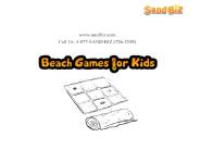 Beach Games For Kids By SandBiz Games
