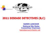 2011 DISEASE DETECTIVES (B,C)