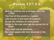 Psalm 127:3-5